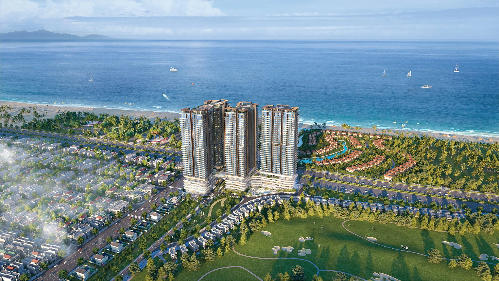 Dự án Newtowndiamond Đà Nẵng - Căn hộ cao cấp ven biển liền kề sân golf BRG, tiện ích đẳng cấp