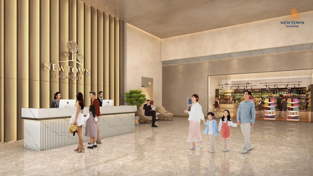 Tiện ích sảnh đón - Newtown Diamond Đà Nẵng